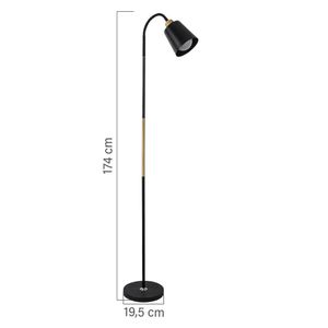 Luminária De Coluna Oslo G E27 Preto Gmh Trade