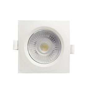 Spot Led De Embutir Quadrado 5W 3000K Fortec