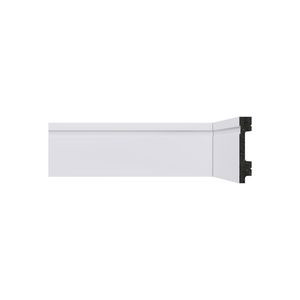 Rodape 70X13Mm B74 Br/Frisado 2,20M Santa Luzia
