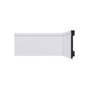 Rodape 100X13Mm B104 Br/Frisado 2,20M Santa Luzia