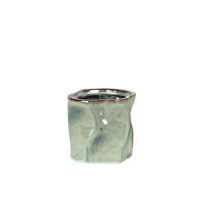 Cachepot Ceramica Verde 17.5X17.5X17 Cm Hasiera