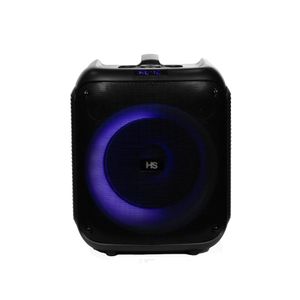 Caixa de Som Bluetooth Iluminacao Led com Controle Remoto Funcao TWS 300W Preto - HSX BOX-350 - Hot Sat