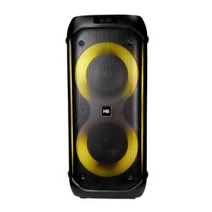 Caixa de Som Bluetooth Iluminacao Led com Controle Remoto Funcao TWS 900W Preto - HSX BOX-900 - Hot Sat