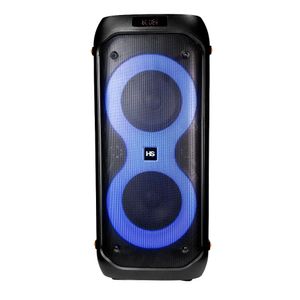 Caixa de Som Bluetooth Iluminacao Led com Controle Remoto Funcao TWS 900W Preto - HSX BOX-900 - Hot Sat