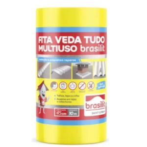 Fita Veda Tudo 45Cmx10M Aluminio Brasilit