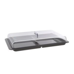 Porta Frios Duplo Break Chumbo 27,5 X16,5X5,5Cm - Pf450Chf - Ou