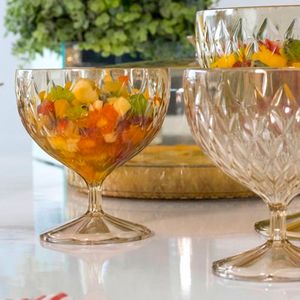 Taça Para Sobremesa P Glamour Âmbar B4 - 14253 - Plasútil