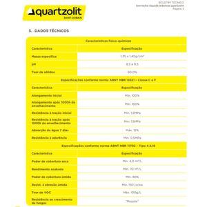 Borracha Liq Elastica 18Kg Cz Quartzolit