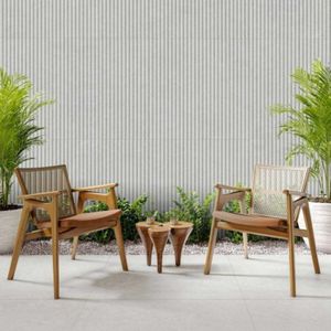 Revestimento Cerâmico Cimento Acetinado Retificado Canel Cannes Grigio Tipo A 45X90CM - CE0907A1 Biancogres