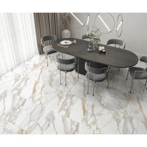 Piso Marmorizado Polido Retificado Aleixo HD Tipo A 83x83CM - 50110 - Arielle