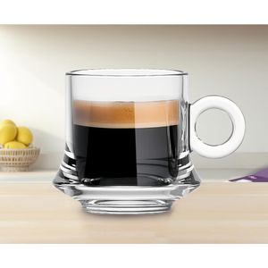 Jogo De Xícaras Café Robusta Lisa 85Ml Cm12 18159 Inga