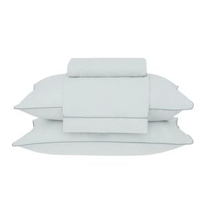 Jogo Cama S.King Basic Percalle Verde 021 180 Fios Buddemeyer