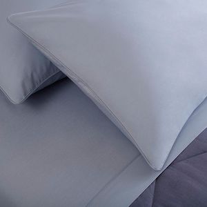 Jogo Cama Queen Basic Percalle Azul 023 180 Fios Buddemeyer