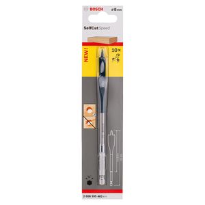 Broca Chata para Madeira SelfCut Speed Expert 8MM - 2608595482 - Bosch