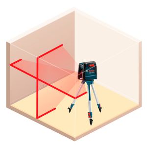 Nível a Laser de Linhas Cruzadas Vermelho GLL 2-12 12M - 0601063BG0 - Bosch
