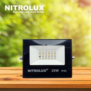 Refletor Led 20W 6500K Bivolt Nitrolux