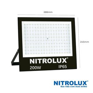 Refletor Led 200W 6500K Bivolt Nitrolux