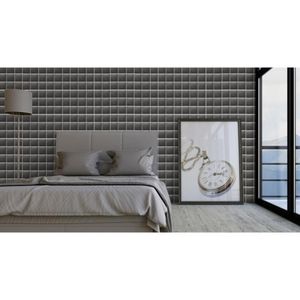 Revestimento Cerâmico Granilha Sucriliso Grafite Tipo A 10X10CM - HD10490 Tecnogres
