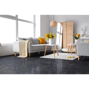 Porcelanato Marmorizado Polido Retificado Vene Doro Nero Tipo A 60X120CM - 2866-A - Delta