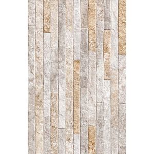 Revestimento Cerâmico 3D Pedra Acetinado Retificado Nord Brown Tipo A 36X58CM - 54816 - Arielle