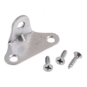 Cantoneira De Fixacao Para Moveis Tres Furos Zincada 6300 Bemfixa
