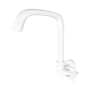 Torneira para Cozinha de Parede Branca 1168 F64 em ABS Lorenzetti