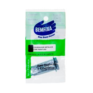 Chumbador Metalico 3/8X2.1/2 Com Parafuso 3673 Bemfixa