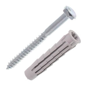 Parafuso Cabeca Sextavada Rosca Soberba Com Bucha Universal 10Mm 3729 Bemfixa