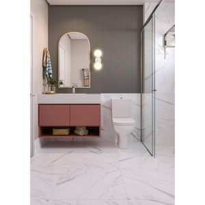 Porcelanato Marmorizado Esmaltado Acentinado Retificado Espirito Santo Tipo A 70X70CM - 8064196 - Elizabeth