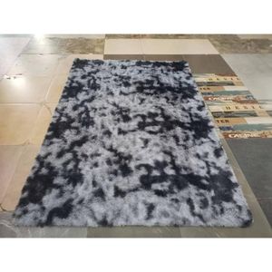 Tapete 60X100Cm Poliéster Cinza Hasiera
