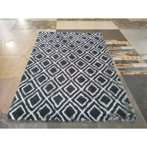 Tapete 60X100Cm Poliéster Quadrado Hasiera