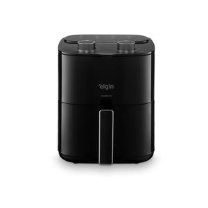 Fritadeira Eletrica 3,5 Litros Facilita Fry Com Grelha Removivel 1400W 220V Preto - Elgin
