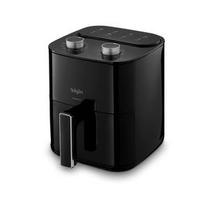 Fritadeira Eletrica 3,5 Litros Facilita Fry Com Grelha Removivel 1400W 220V Preto - Elgin