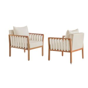 Poltrona Giovana Tec 1007 Bege Projeto Decor