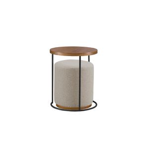 Puff Duo Tec 2001 Com Mesinha Cinamomo Projeto Decor