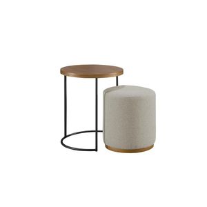 Puff Duo Tec 2001 Com Mesinha Cinamomo Projeto Decor