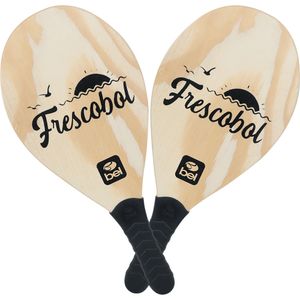 Kit Frescobol Raquete Com Bola Bel