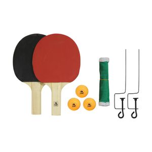 Kit Tenis De Mesa Com Raquetes Rede E Bolas Bel