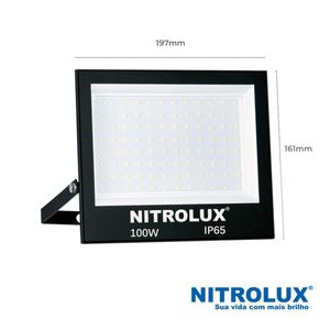 Refletor Led 50W 6500K Bivolt Nitrolux