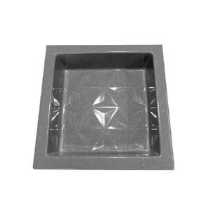 Nicho Delux De Mármore Sintético 37X37cm Granitado Cinza Premium Bella Pia