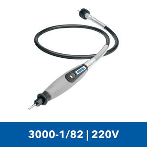 Dremel 3000 Micro Retífica Com Eixo Flexível E 82 Acc 220V Bosch