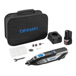 Kit Dremel Micro Retífica 8240 12V Com 5 Acessórios E Bolsa Bosch