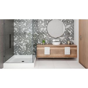 Piso Cerâmico Sintetico Branco Mate Retificado Classico Tipo A 59,5X59,5CM - 209731E - Pointer