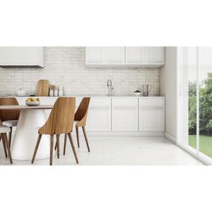 Piso Cerâmico Marmore Brilho Retificado Carrara Statuario Tipo A 59,5X59,5CM - 208728E - Pointer