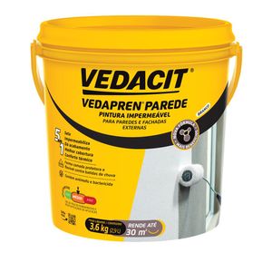 Impermeab Parede 3,6Kg Vedapren Vedacit