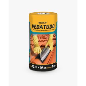 Fita Vedacit Veda Tudo De Aluminio 30Cmx10M De 0,07Mm