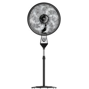 Ventilador Coluna 40cm Flow Turbo Eco Turbo Silencioso 8 Pas 180W 220V Preto e Cinza - Wap