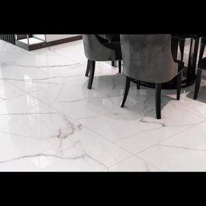 Revestimento Marmorizado Polido Retificado Calacata Cristal Tipo A 61X116CM - 820662 - RF Rochamaxx