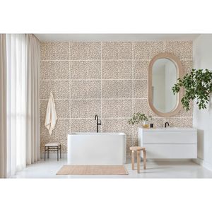 Revestimento Cerâmico Decorado Brilhante Ladrilho Bege Tipo A 32,5X57CM - RVI57210 Incenor
