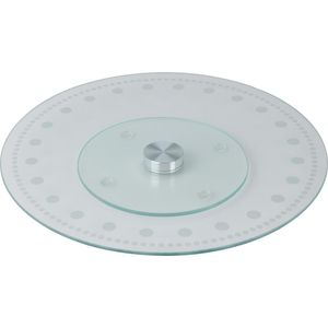 Centro Giratório Excellent Houseware Transparente 30Cm Vidro Hasiera